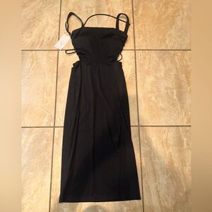 NWT Black Halara Maxi Dress Size XS